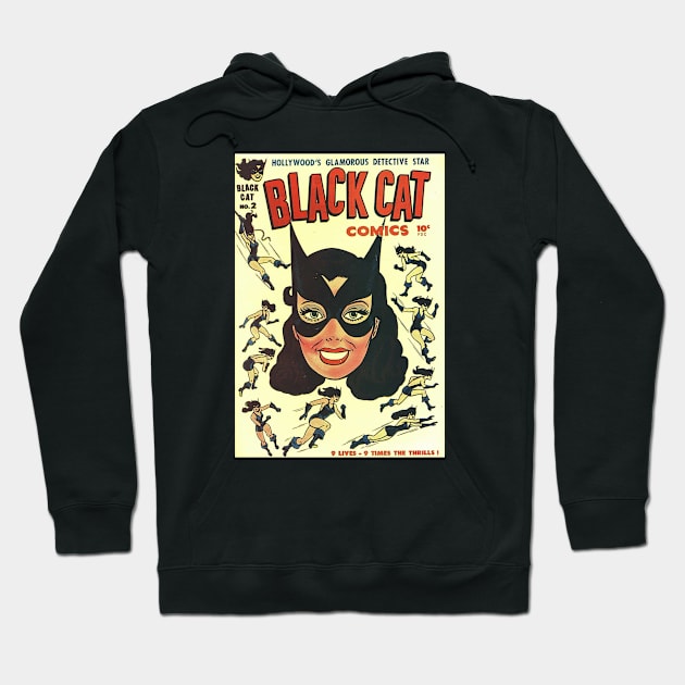 Black Cat Hoodie by Crisco Fruitcake